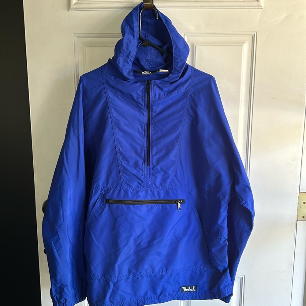 Vintage woolrich pullover windbreaker